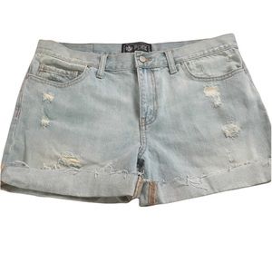 Pink Victoria’s Secret jean shorts size 8